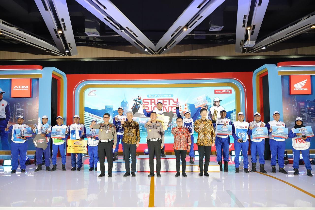 Edukasi Berkendara Jadi Prioritas, Para Jagoan Safety Riding Honda Diuji Keahliannya